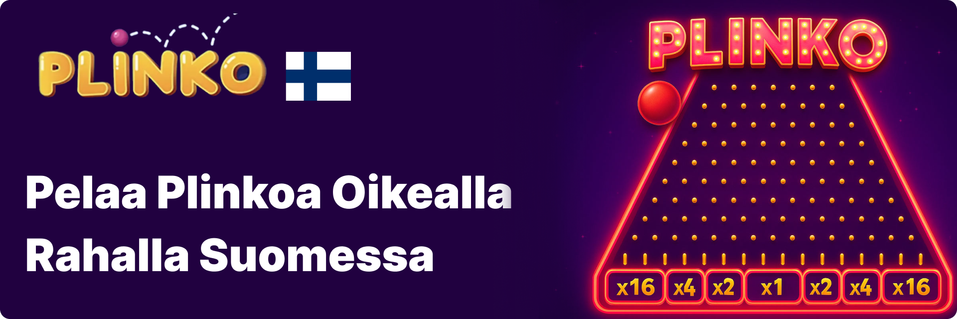 Pelaa Plinkoa oikealla rahalla Suomessa